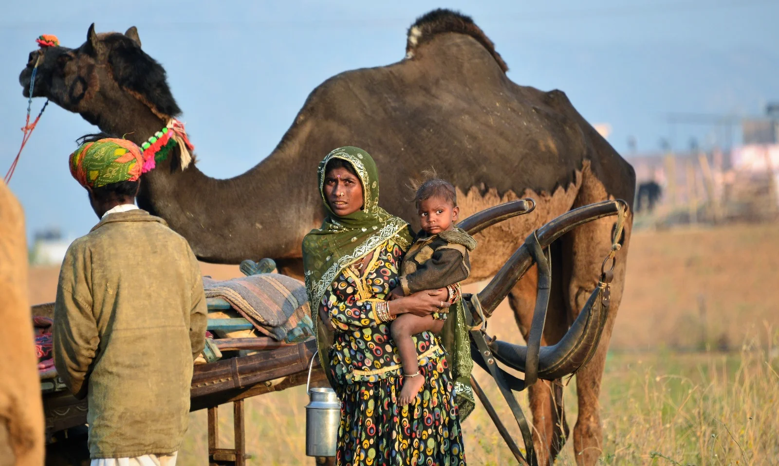 Farmer Family at Pushkar